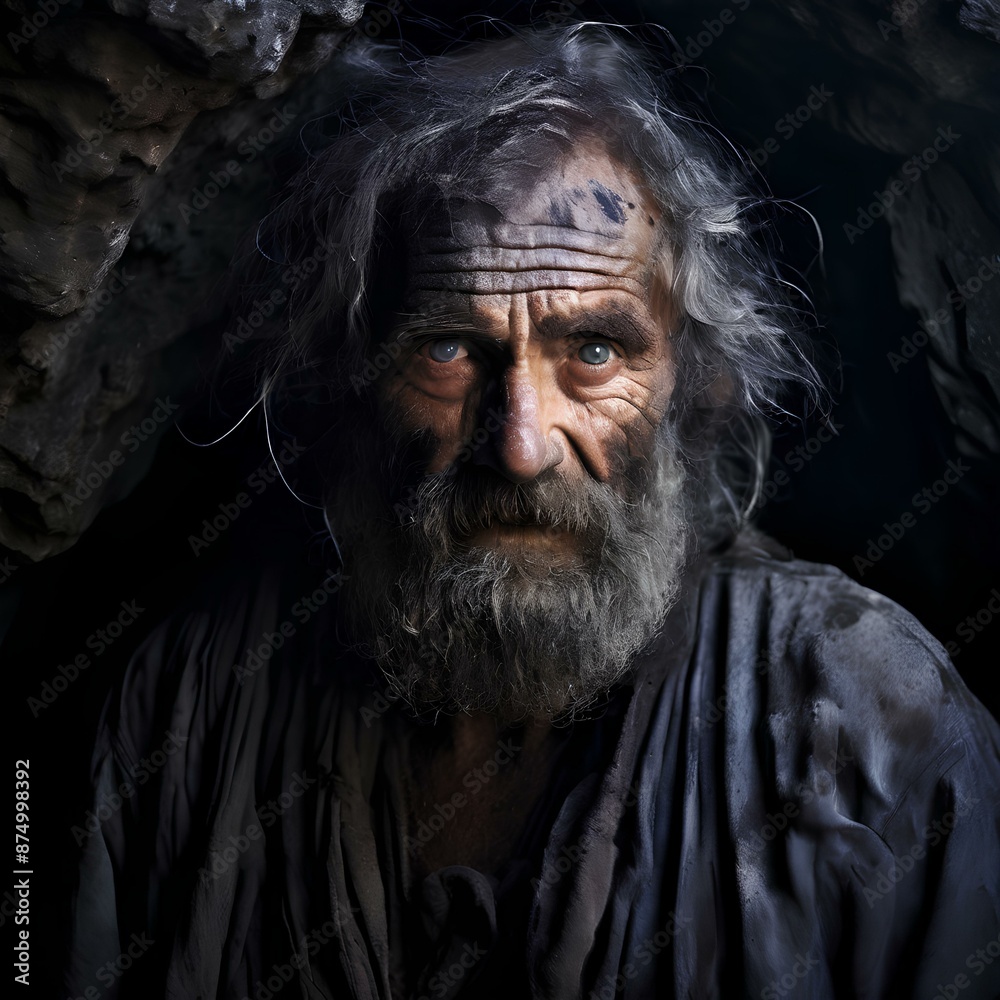 Roy, last coal miner in Illinois to do it in the old fashioned manner Roy, last coal miner in Illinois to do it in the old fashioned manner