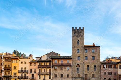 Wallpaper Mural Historic architecture in the Grande Piazza of Arezzo, Tuscany, Italy Torontodigital.ca