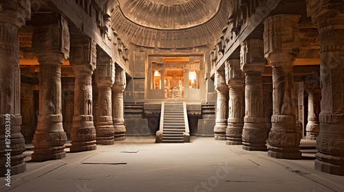 Heritage_Site_Ajanta_Caves_at_Aurangabad_of_Maharashtra photo