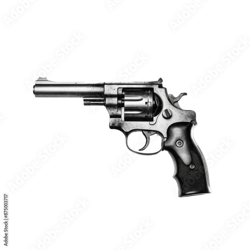 Gun isolate on transparent png.
