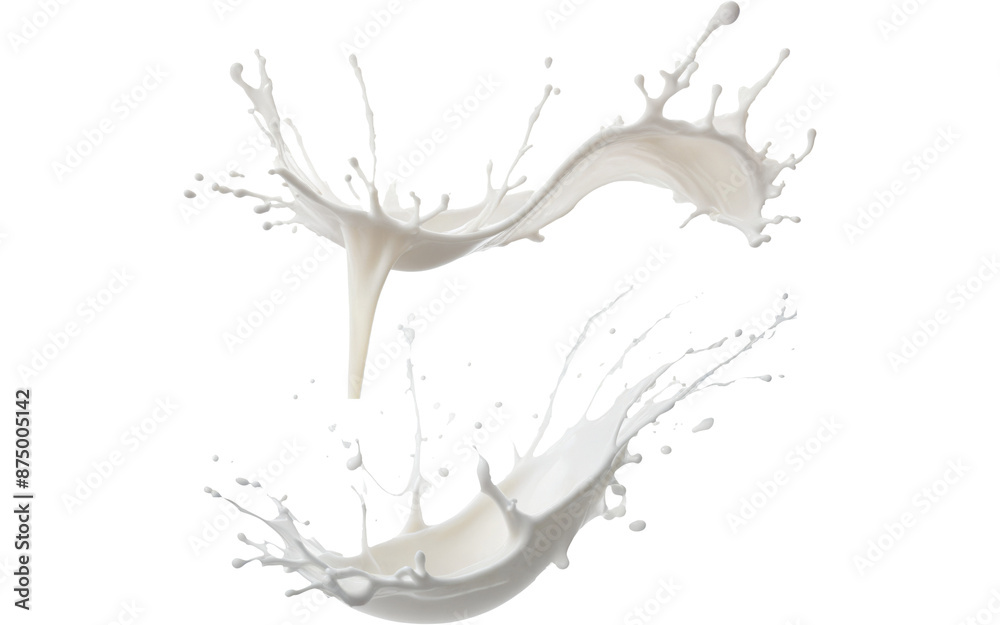 white splashes, milk, protein, on a transparent background white splashes, milk, protein, on a transparent background