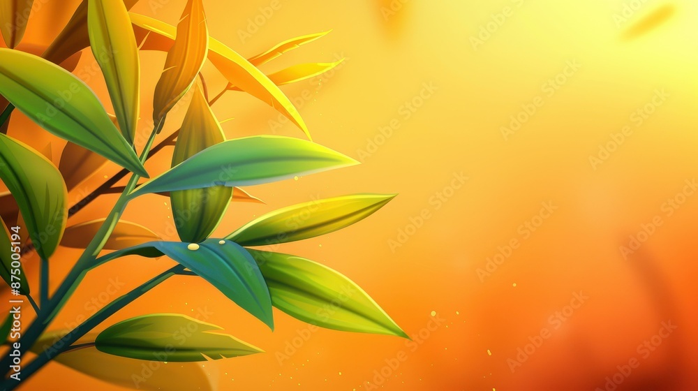 Vibrant Spring background with sunny skies and beautiful blooms. Vibrant Spring background with sunny skies and beautiful blooms.