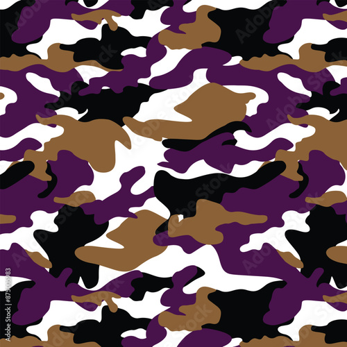 Abstract grunge camouflage, seamless texture, military camouflag