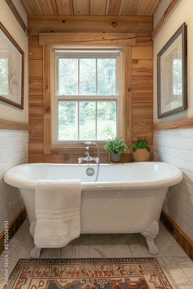 Modern minimalist Bathroom interior. banner, Design Modern minimalist Bathroom interior. banner, Design