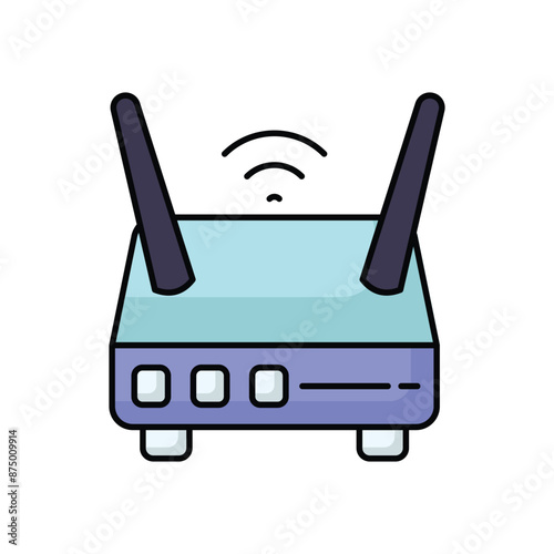 Router vector icon