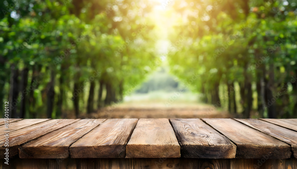 empty wooden table background. Generative AI. empty wooden table background. Generative AI.