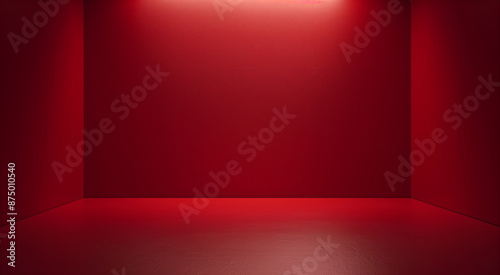empty red room