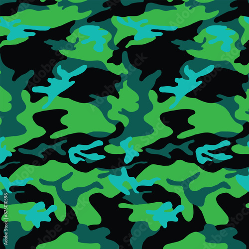 Abstract grunge camouflage, seamless texture, military camouflag
