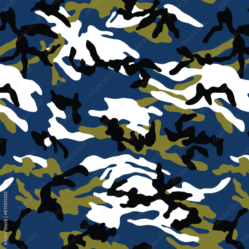 Abstract grunge camouflage, seamless texture, military camouflag