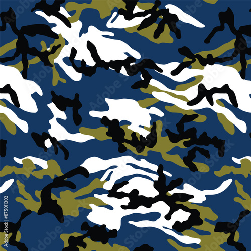 Abstract grunge camouflage, seamless texture, military camouflag