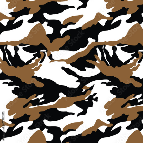 Abstract grunge camouflage, seamless texture, military camouflag
