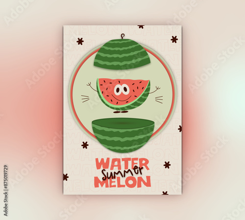 Poster Watermelon Summer 