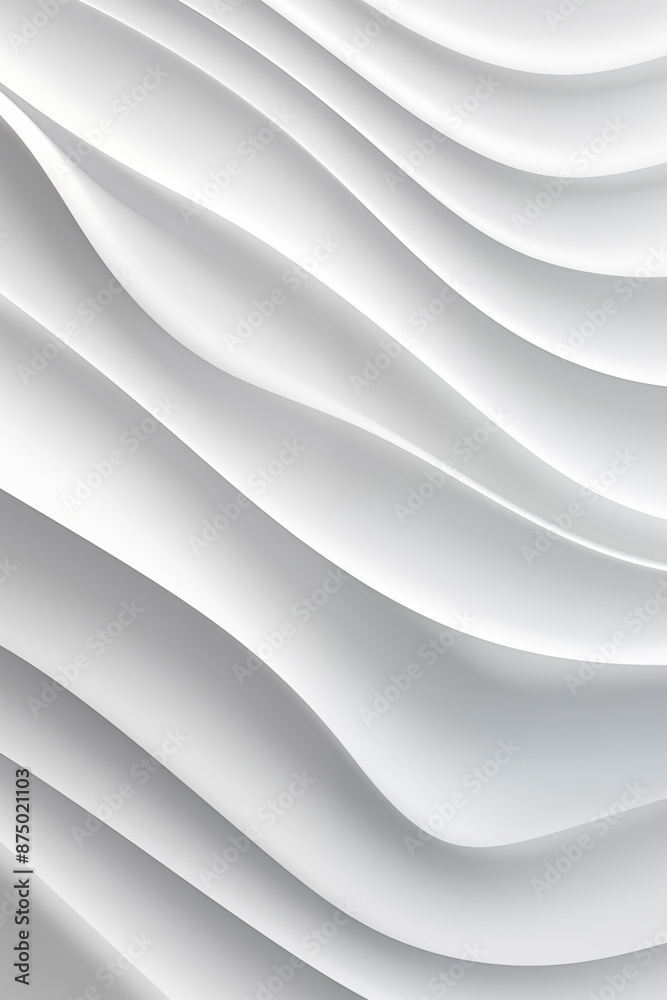 A minimalistic abstract background featuring smooth, flowing white waves, creating an elegant and serene design with soft curves and a modern aesthetic. A minimalistic abstract background featuring smooth, flowing white waves, creating an elegant and serene design with soft curves and a modern aesthetic.