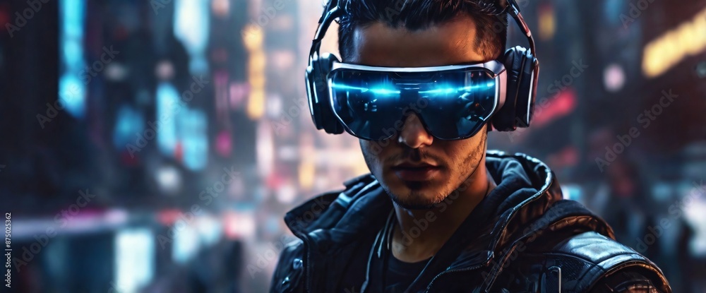 cyberpunk hacker in a virtual reality setting, surrounded by holographic code, futuristic UI, and virtual landscapes, Surreal Cyberpunk Art Style, Influenced Camera: POV, Lens: Augmented Reality Lens cyberpunk hacker in a virtual reality setting, surrounded by holographic code, futuristic UI, and virtual landscapes, Surreal Cyberpunk Art Style, Influenced Camera: POV, Lens: Augmented Reality Lens