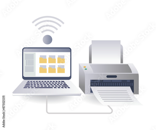 Connecting Computer and Printer Networks
