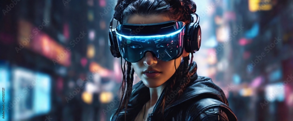 cyberpunk hacker in a virtual reality setting, surrounded by holographic code, futuristic UI, and virtual landscapes, Surreal Cyberpunk Art Style, Influenced Camera: POV, Lens: Augmented Reality Lens cyberpunk hacker in a virtual reality setting, surrounded by holographic code, futuristic UI, and virtual landscapes, Surreal Cyberpunk Art Style, Influenced Camera: POV, Lens: Augmented Reality Lens