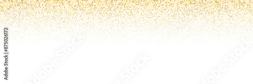 falling gold particles banner