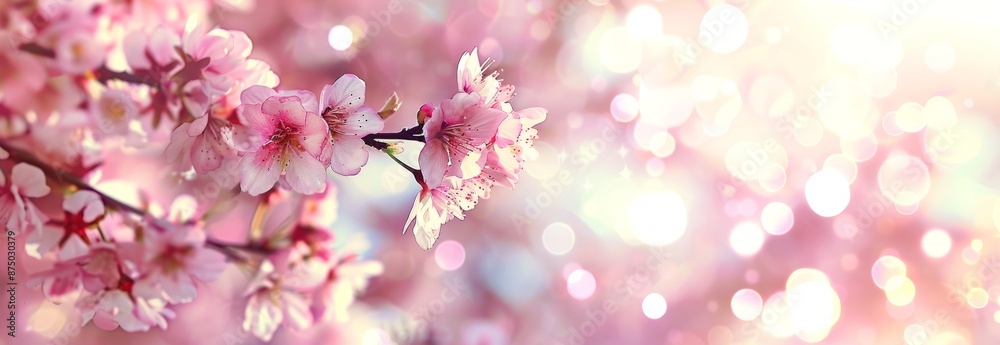 primer plano de flor de cerezo. sakura. bokeh primer plano de flor de cerezo. sakura. bokeh