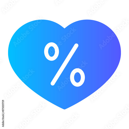 love gradient icon