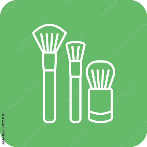 Makeup brushes Icon