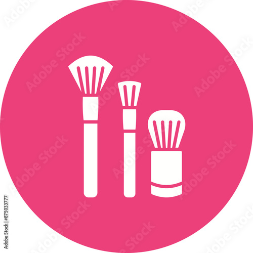 Makeup brushes Icon
