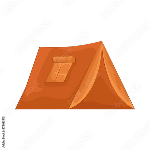 Illustration of camping tent 