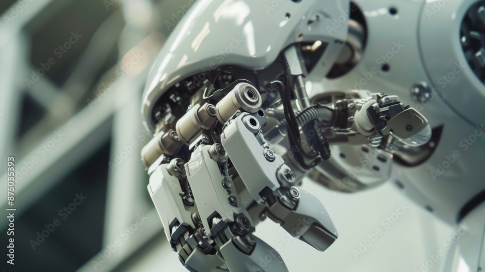 Robotic Arm Closeup. Robotic Arm Closeup.