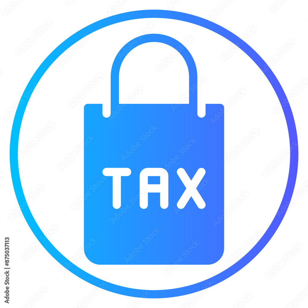 shopping bag gradient icon shopping bag gradient icon