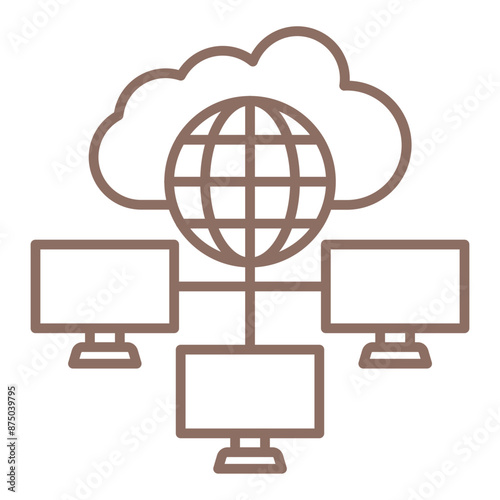 Cloud network Icon
