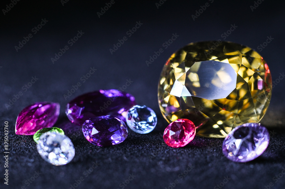 precious stones and artificial diamonds