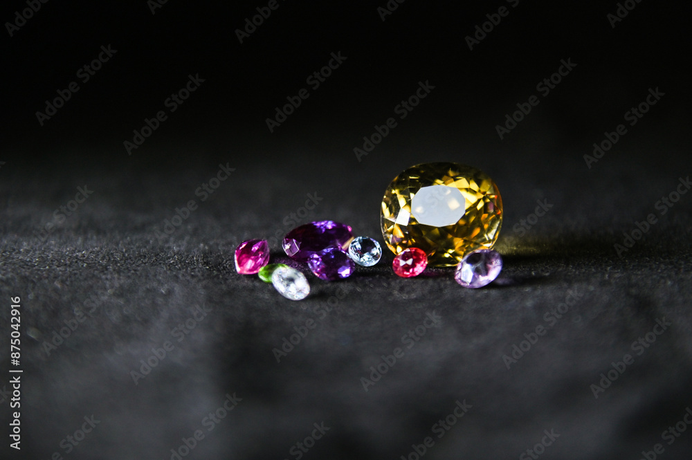 precious stones and artificial diamonds
