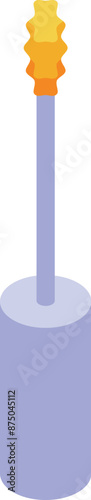 Mascara brush with wand for separating, lifting, and volumizing lashes