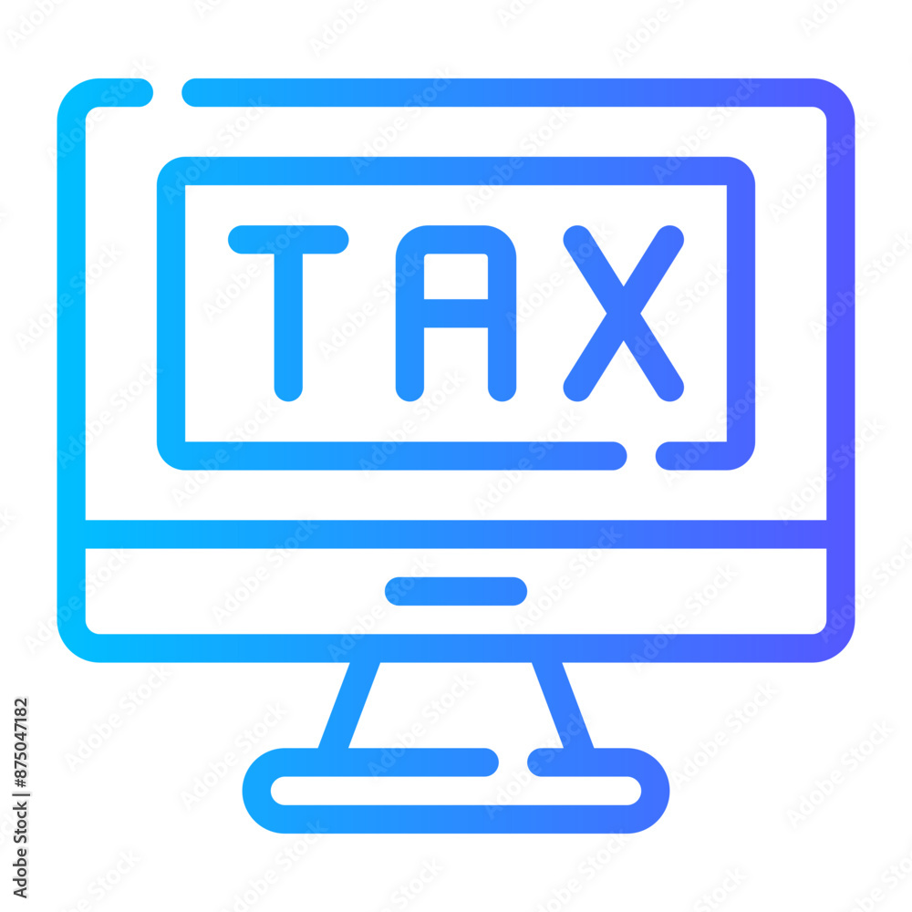 computer gradient icon