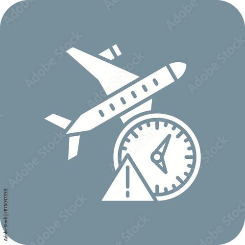 Flight delay Icon