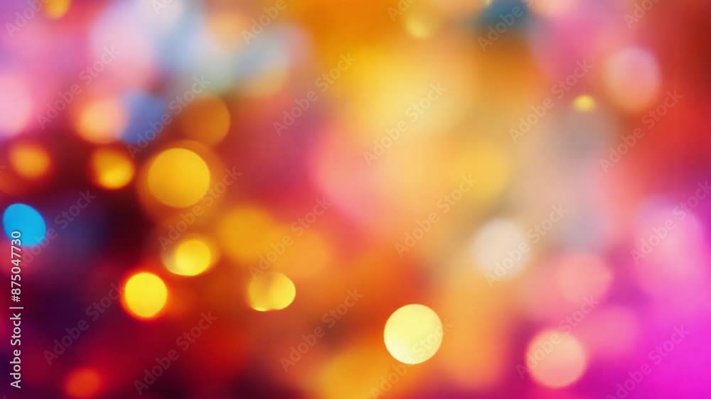 A variety of bright lights are suspended in the air, producing a lively exhibition A variety of bright lights are suspended in the air, producing a lively exhibition