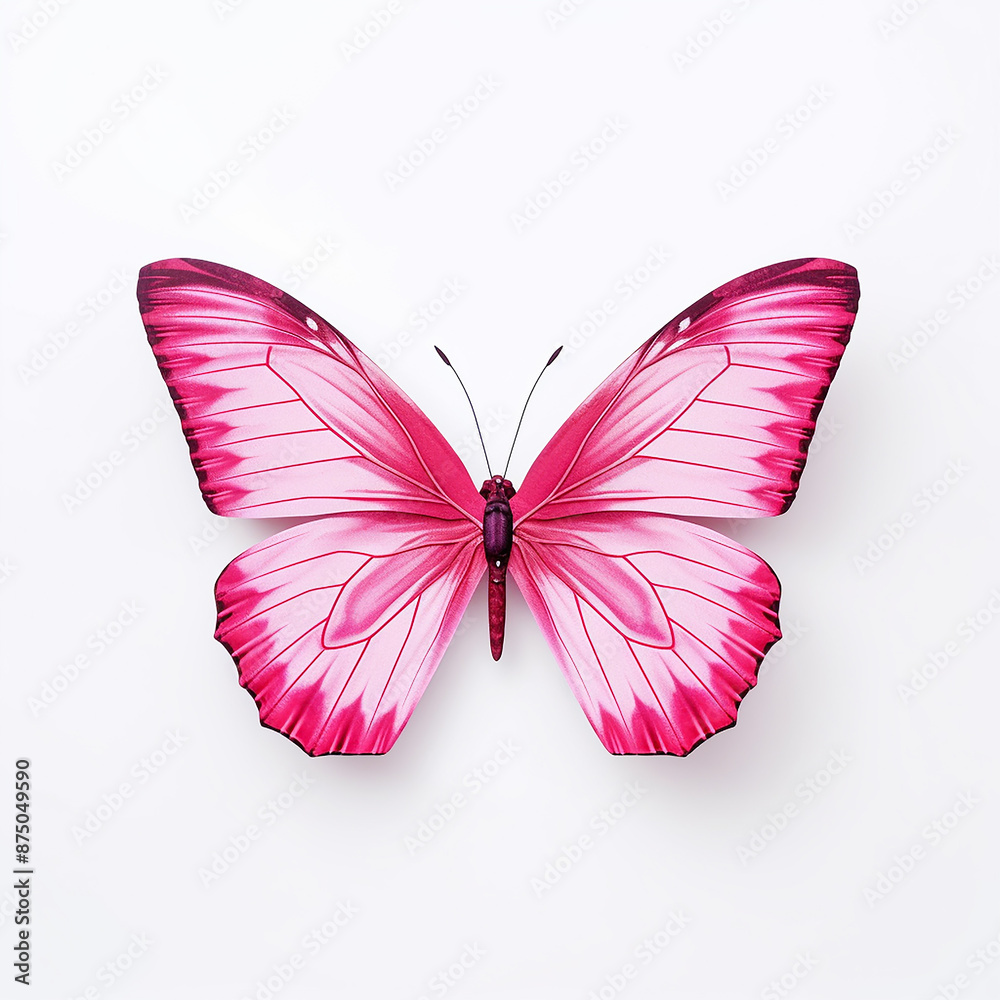 Fototapeta premium butterfly on white background