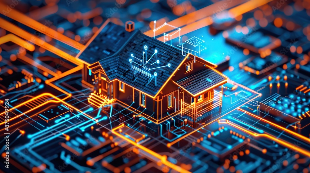 controlled construction of a smart house, with ... Circuit Diagram