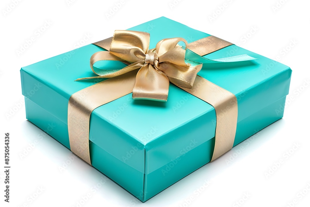 Obraz premium gift box isolated on white