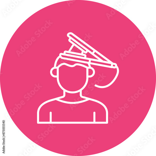 Hair straightener Icon