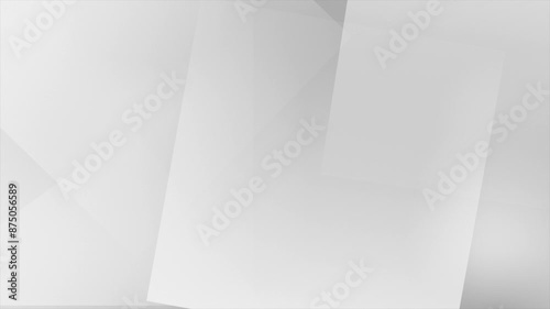 Wallpaper Mural White and Black color multiple square shapes complex design abstract geometrical loop able background Torontodigital.ca