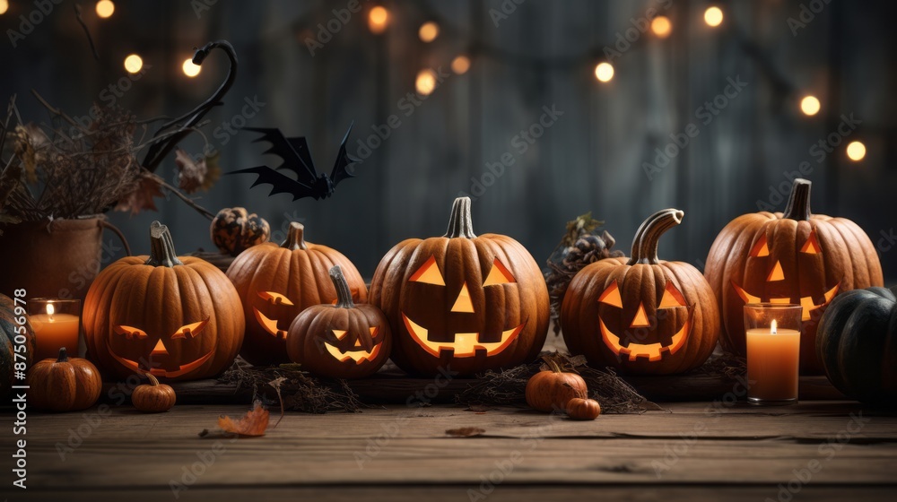 Happy halloween background Happy halloween background