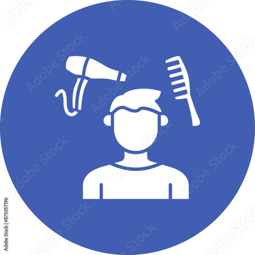 Hair styling Icon