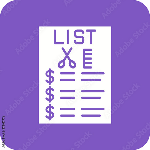 Price list Icon