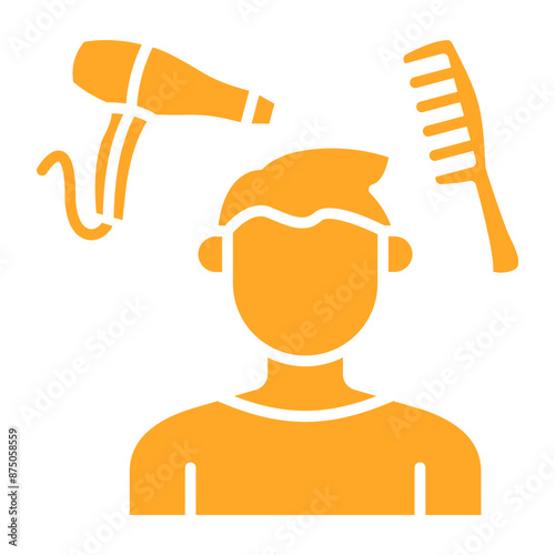 Hair styling Icon