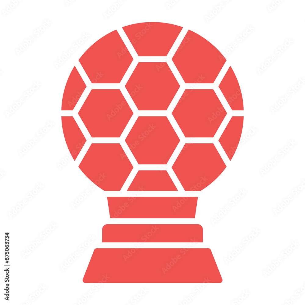 Fototapeta premium Football trophy Icon