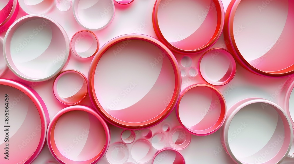 Collection of circles on smooth material Collection of circles on smooth material