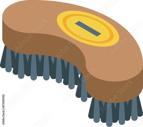 Shoe brush with short handle cleaning tool for footwear, keeping your shoes polished and spotless
