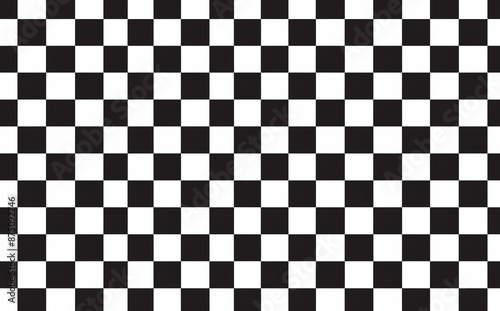 Black and white checkered pattern background presentation design