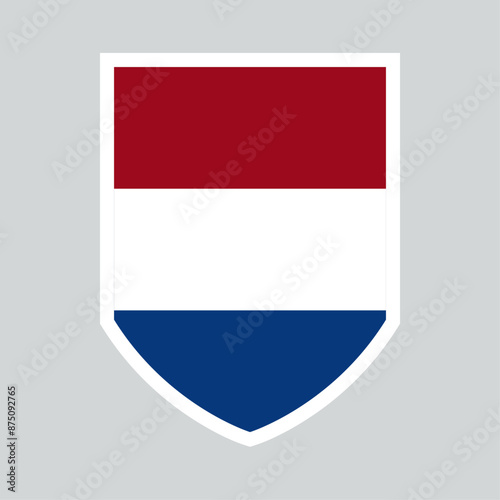 Netherlands Flag Shield Shape Frame Free Download Netherlands Flag Shield Shape Frame - GFXLoad