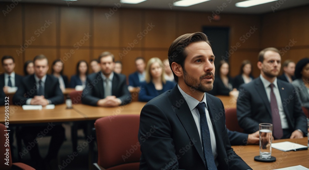 business people in a conference room business people in a conference room